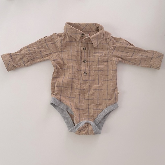 Me & Henry Flannel Onesie - Picture 1 of 6